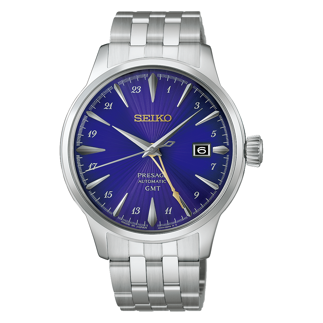 SEIKO 145TH ANNIVERSARY LIMITED EDITION PRESAGE AUTOMATIC COCKTAIL TIME GMT HCB006 HCB006J1