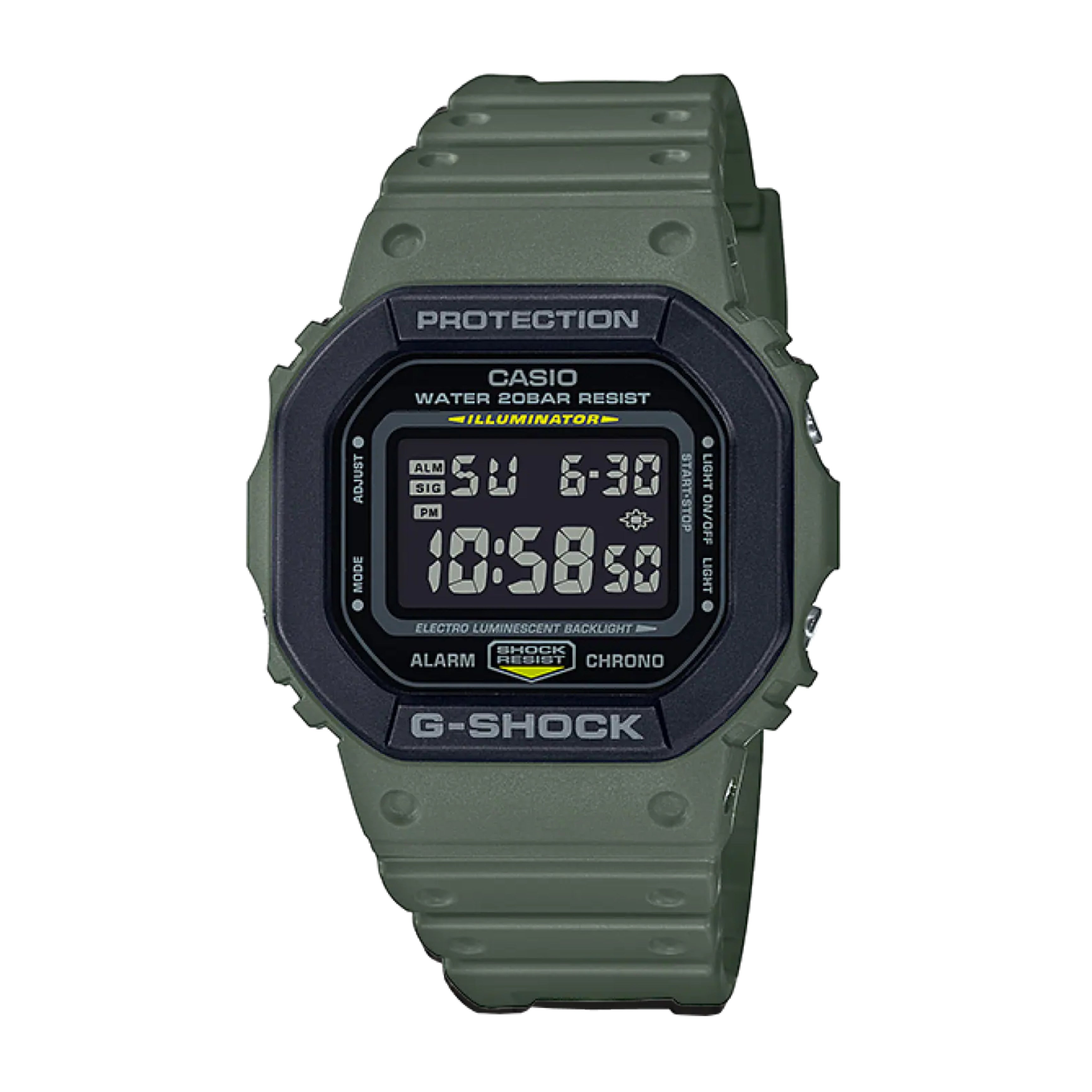 G shock dw 5600 on sale white