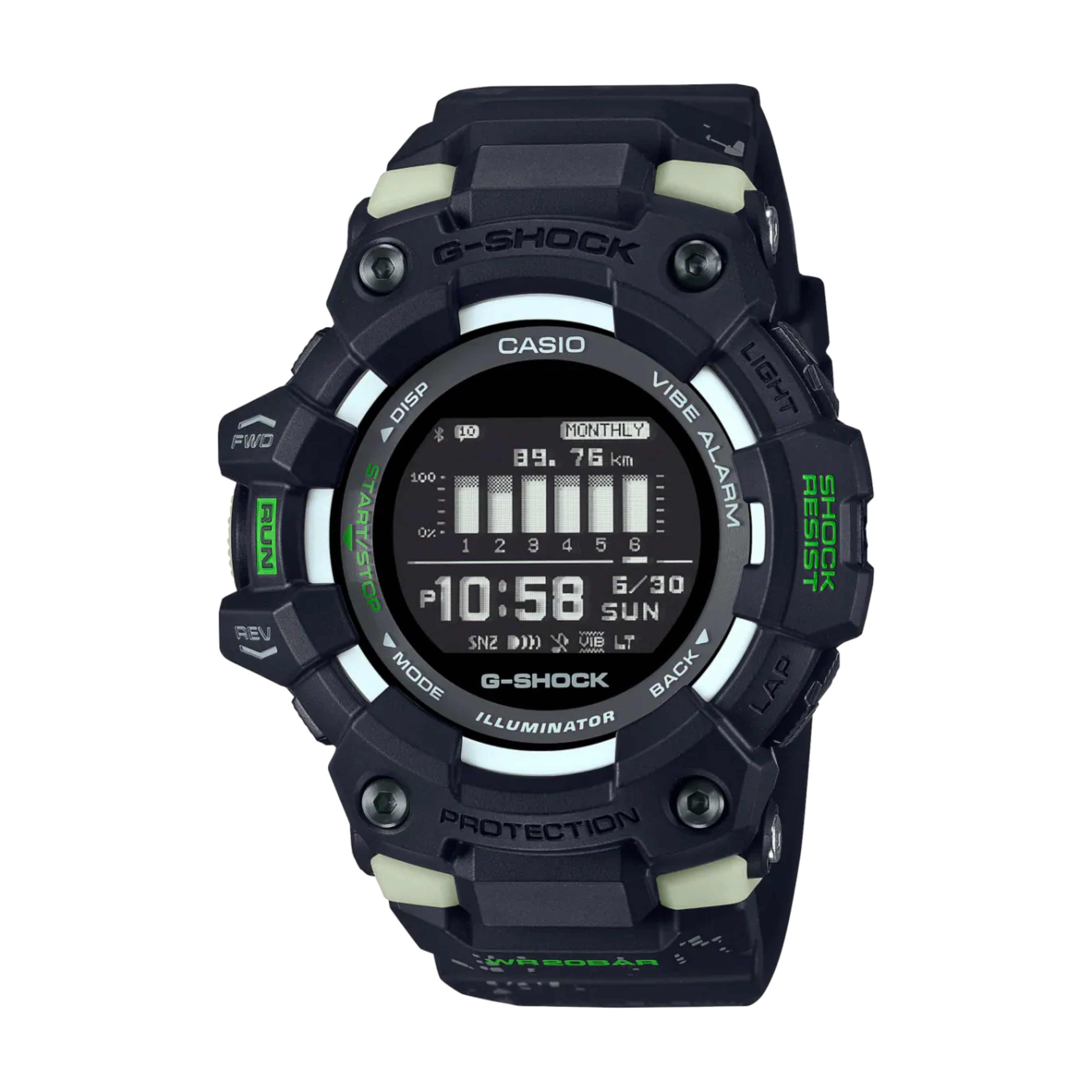 CASIO G-SHOCK G-SQUAD BLUETOOTH GBD-100 GBD100 – 3D Watch Shop