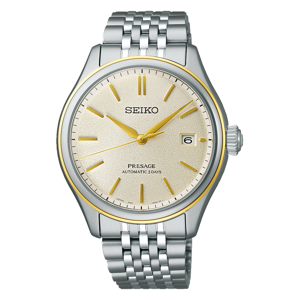 SEIKO PRESAGE AUTOMATIC CLASSIC SERIES DELICATE CREAM SILK SPB478 SPB478J1