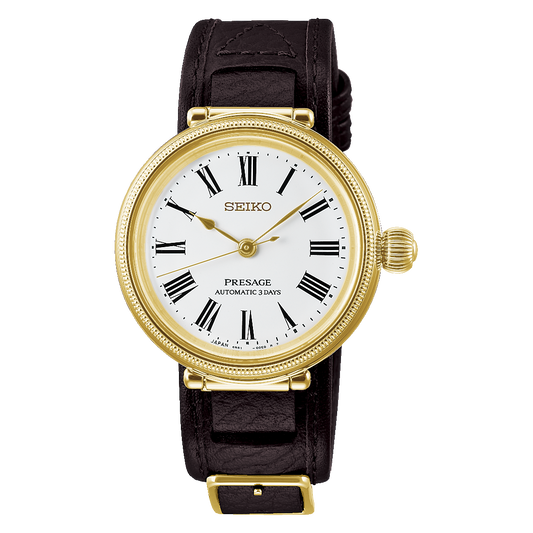 SEIKO PRESAGE AUTOMATIC CLASSIC SERIES ENAMEL 'TIMEKEEPER' 145TH ANNIVERSARY LIMITED EDITION SPB538 SPB538J1