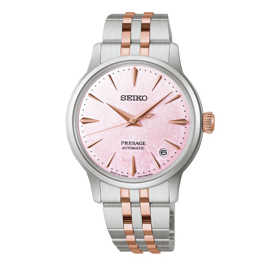 SEIKO PRESAGE AUTOMATIC COCKTAIL TIME 'SAKURA AVIATION' LIMITED EDITION SRPM06 SRPM06J1
