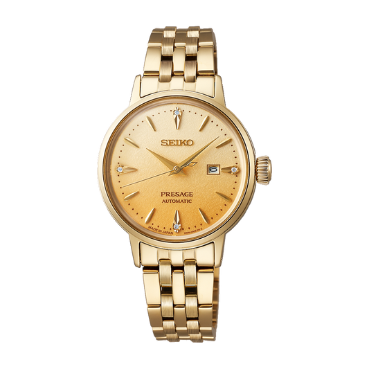 SEIKO PRESAGE AUTOMATIC LADIES COCKTAIL TIME 'EGGNOG' SRE018 SRE018J1