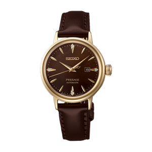 SEIKO PRESAGE AUTOMATIC LADIES COCKTAIL TIME 'JAMAICAN COFFEE' SRE020 SRE020J1