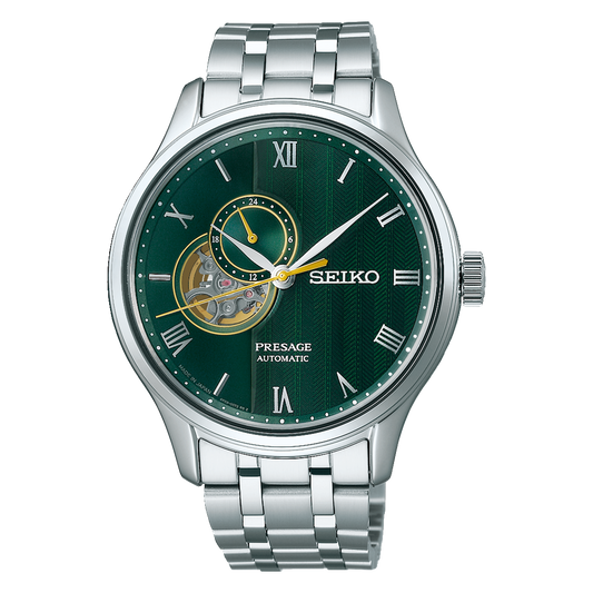 SEIKO PRESAGE AUTOMATIC 'JAPANESE ZEN GARDEN' OPEN HEART SSA463 SSA463J1