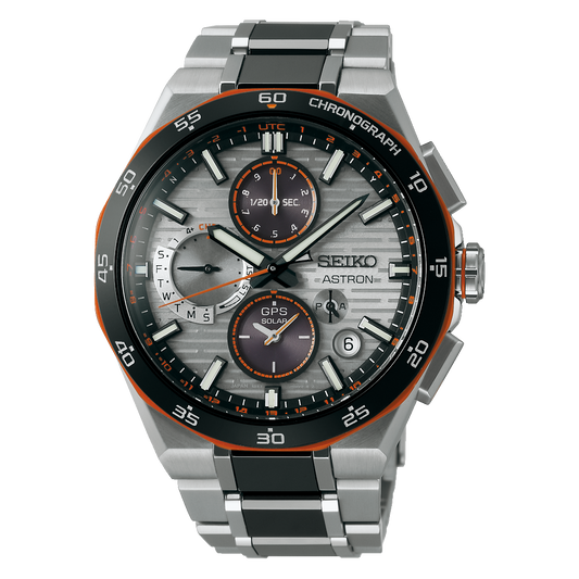 SEIKO ASTRON GPS SOLAR TITANIUM FUTURE INNOVATION CHRONOGRAPH LIMITED EDITION SSH183 SSH183J1