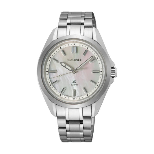 SEIKO PROSPEX AUTOMATIC LADIES MARINE SPORTS 'SEAFORM WHITE' SUR605 SUR605J1