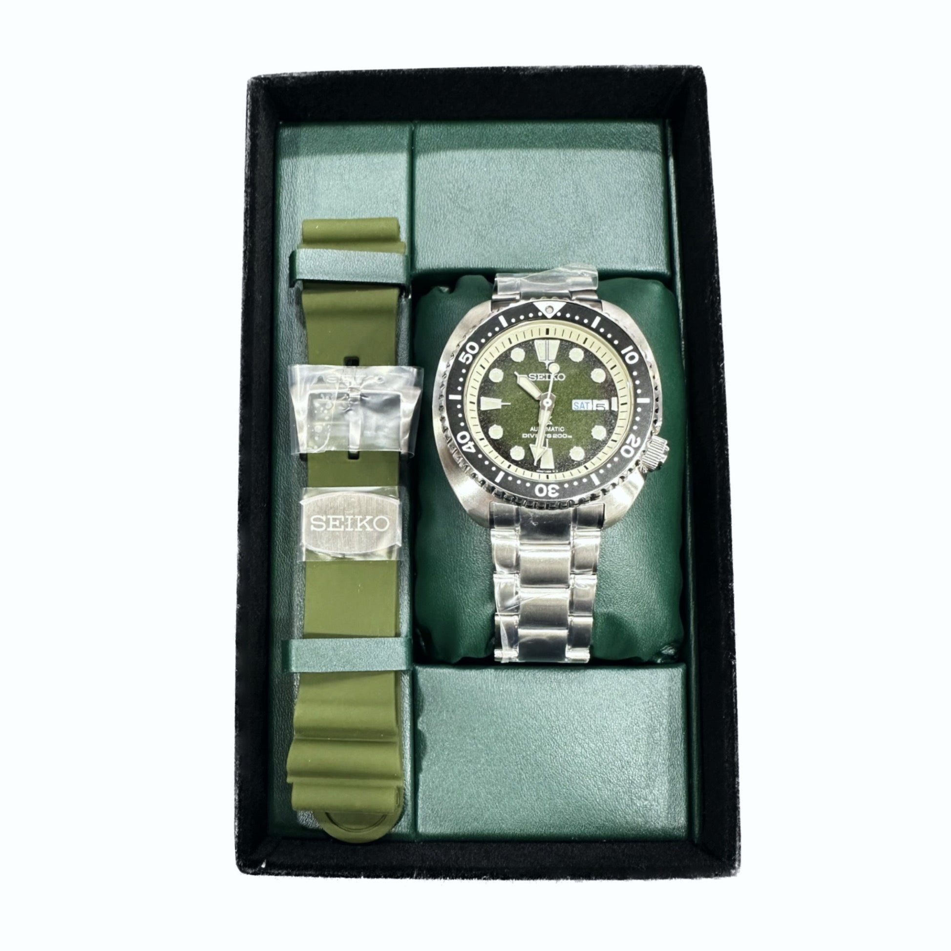 SEIKO PROSPEX AUTOMATIC TURTLE GREEN SEA URCHIN ASIA EXCLUSIVE