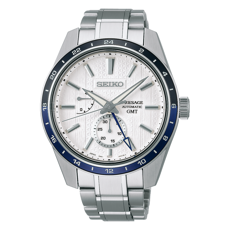 SEIKO PRESAGE AUTOMATIC SHARP EDGED GMT ZERO HALIBURTON LIMITED EDITION SPB269 SPB269J1